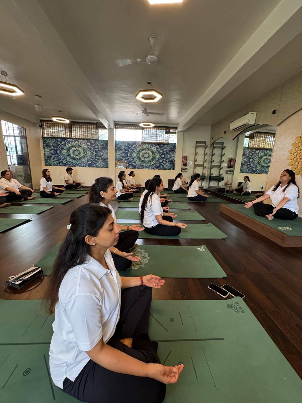 Group meditation and healing practice led at Zelosity